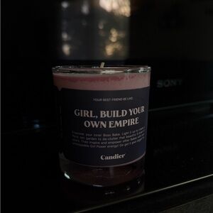 Andie Pink 'Girl, Build Your Own Empire' Inspirational Candle